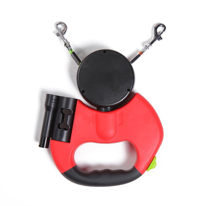 Podwójna Smycz Automatyczna 360°